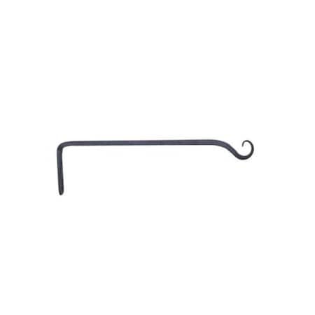Dare2Decor 15 in. Straight Hanging Plant Hook Black DA3857354